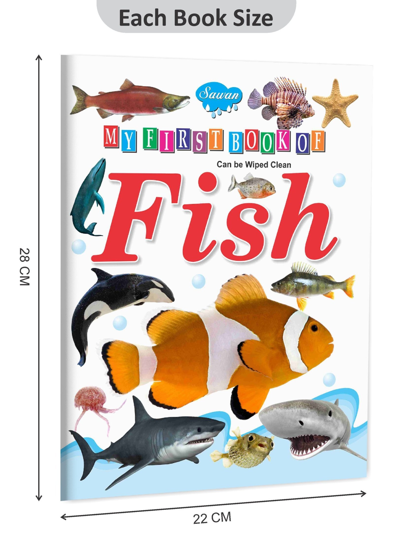 My First Book of Fish | My First Book (Can be Wiped Clean) - Image 2
