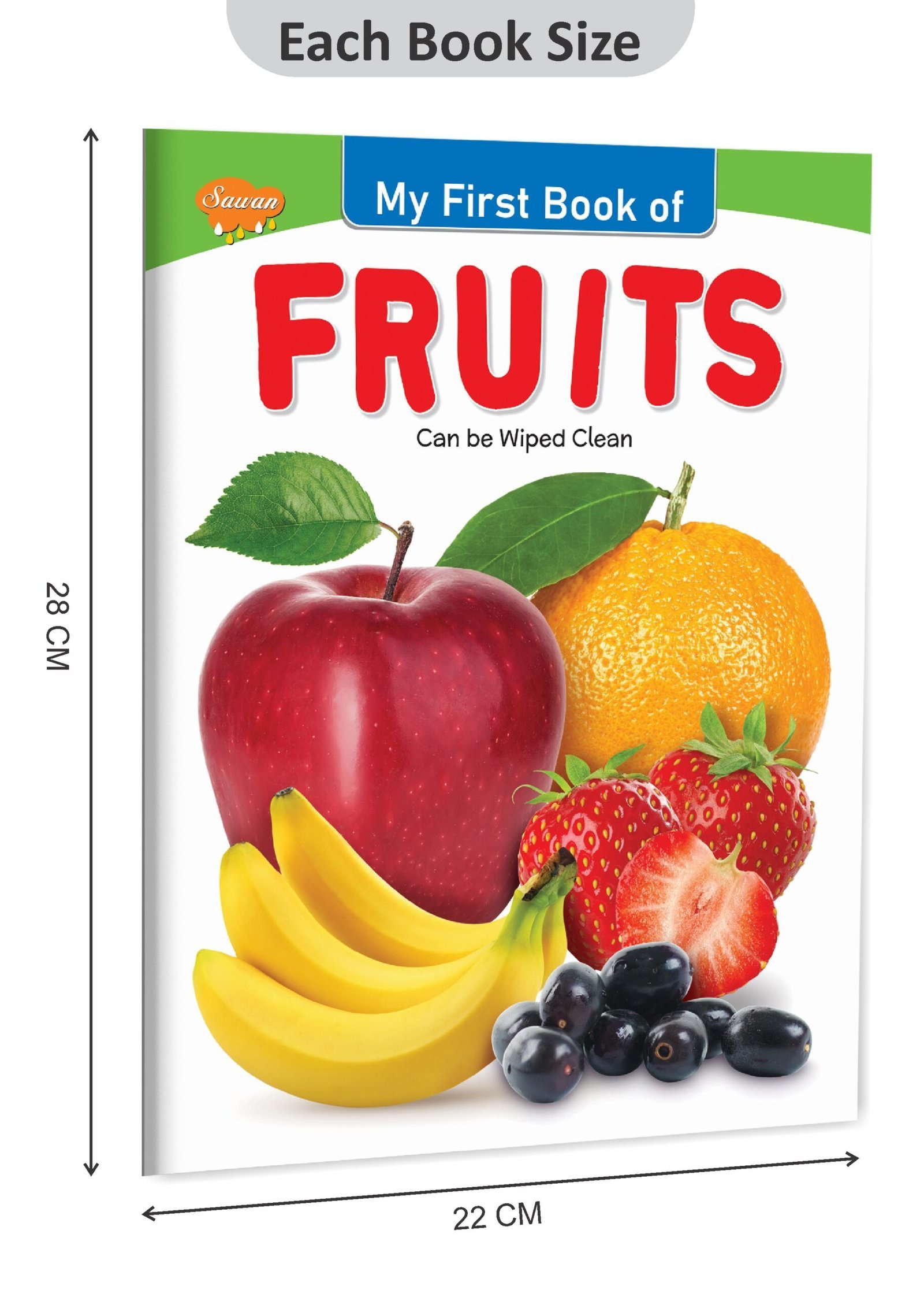 My First Book of Fruits | My First Book (Can be Wiped Clean) - Image 2