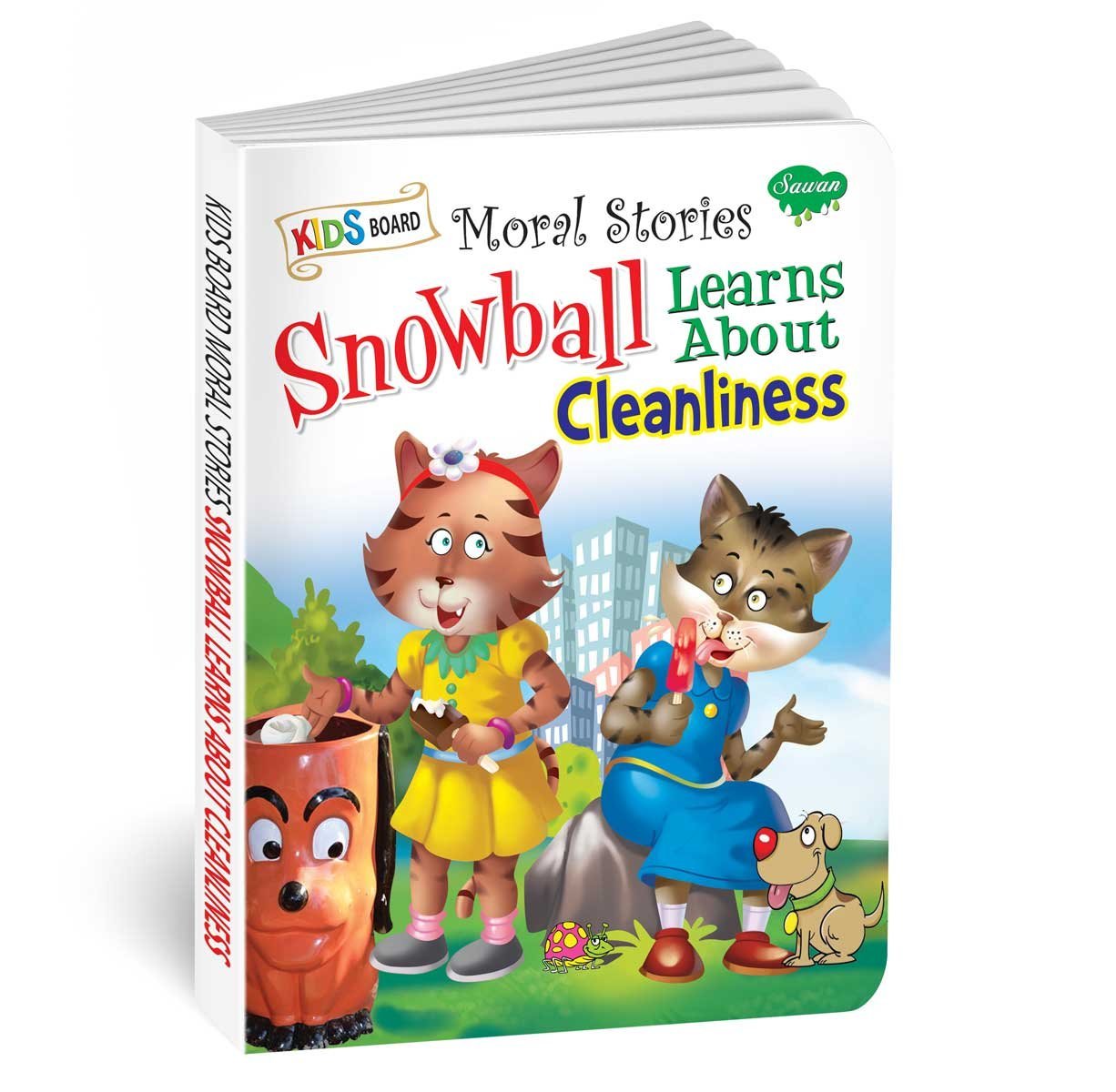 Snowball Learns About Cleanliness | Kids Board Moral Stories | Storis for Kids