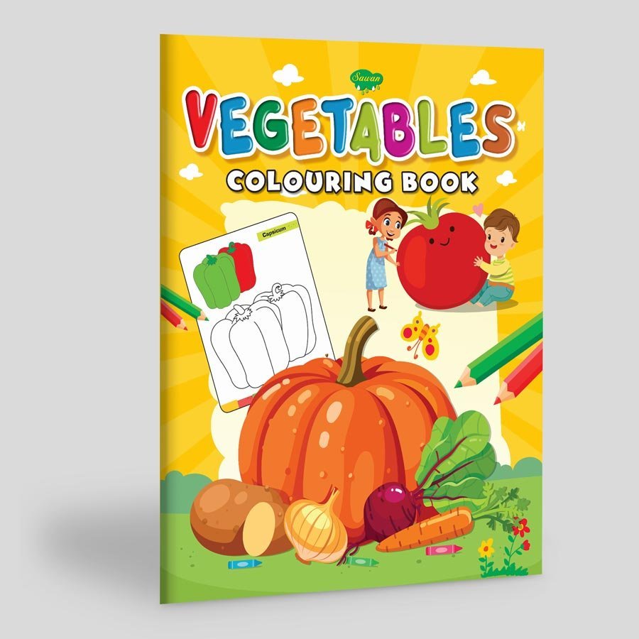 Vegetables Colouring Book | Colouring Books For Chidren | Kids Colouring Book
