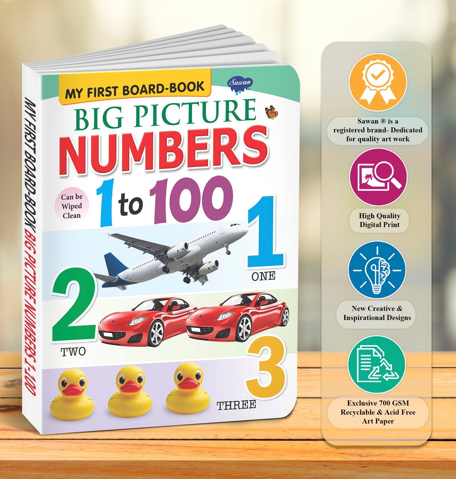 Big Pictures : Numbers 1 to 100 | My First Board-Book | Early Learning Picture Book - Image 6