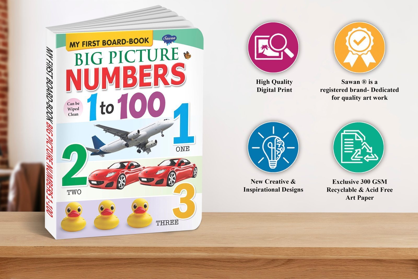 Big Pictures : Numbers 1 to 100 | My First Board-Book | Early Learning Picture Book - Image 4