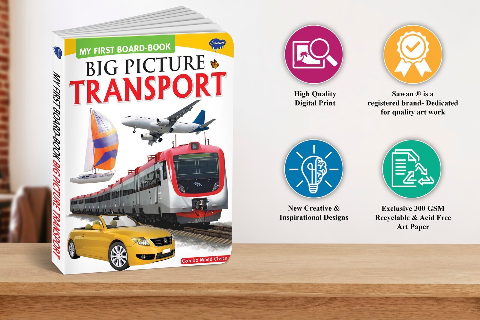 Big Pictures : Transport | My First Board Book | Early Learning Picture Book - Image 5