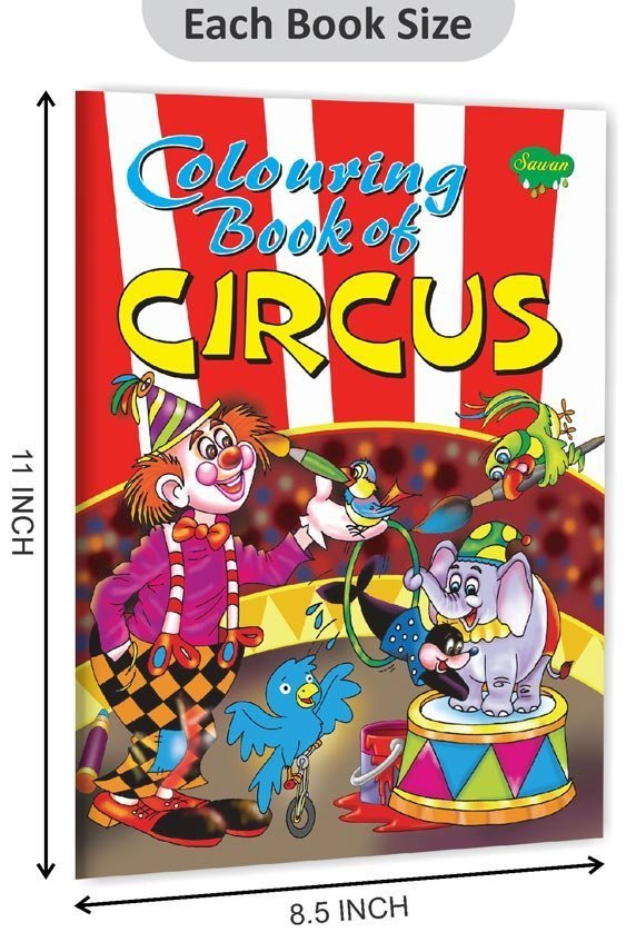 Colouring Book of Circus | Colouring Books For Children | Kids Colouring Book - Image 2