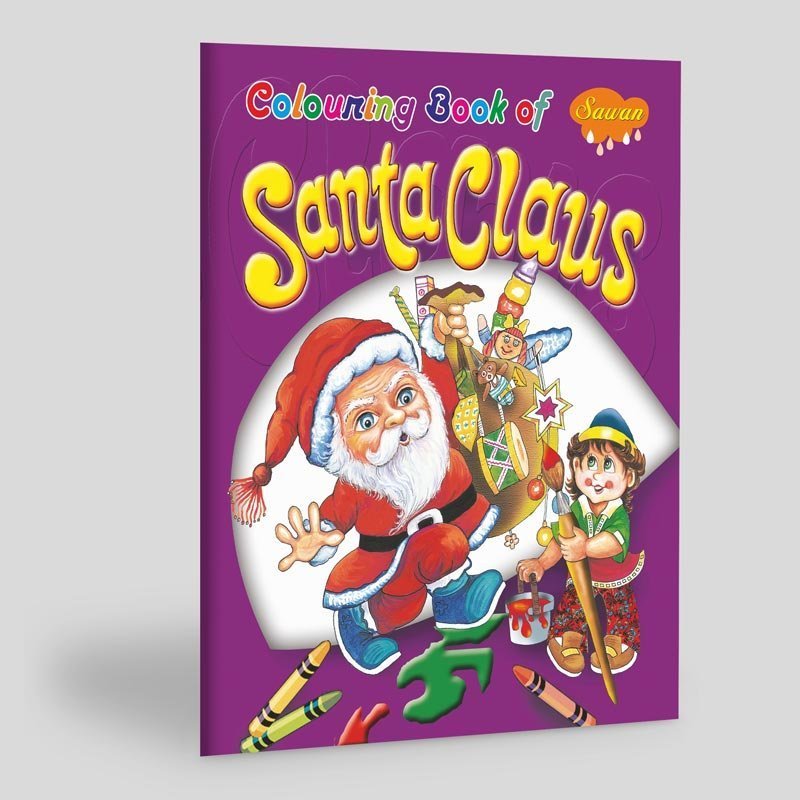 Colouring Book of Santa Claus | Colouring Books For Children | Kids Colouring Book