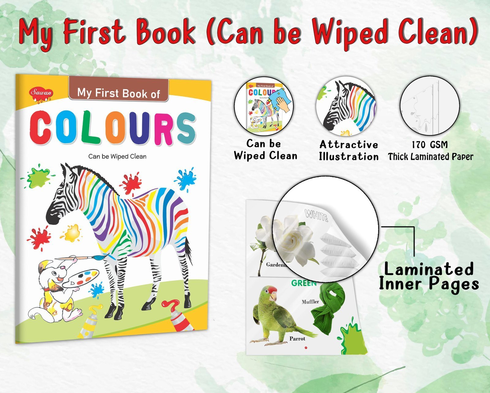 My First Book of Colours | My First Book (Can be Wiped Clean) - Image 3