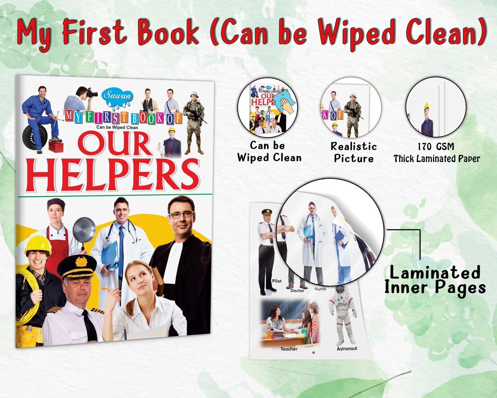 My First Book of Our Helpers | My First Book (Can be Wiped Clean) - Image 4