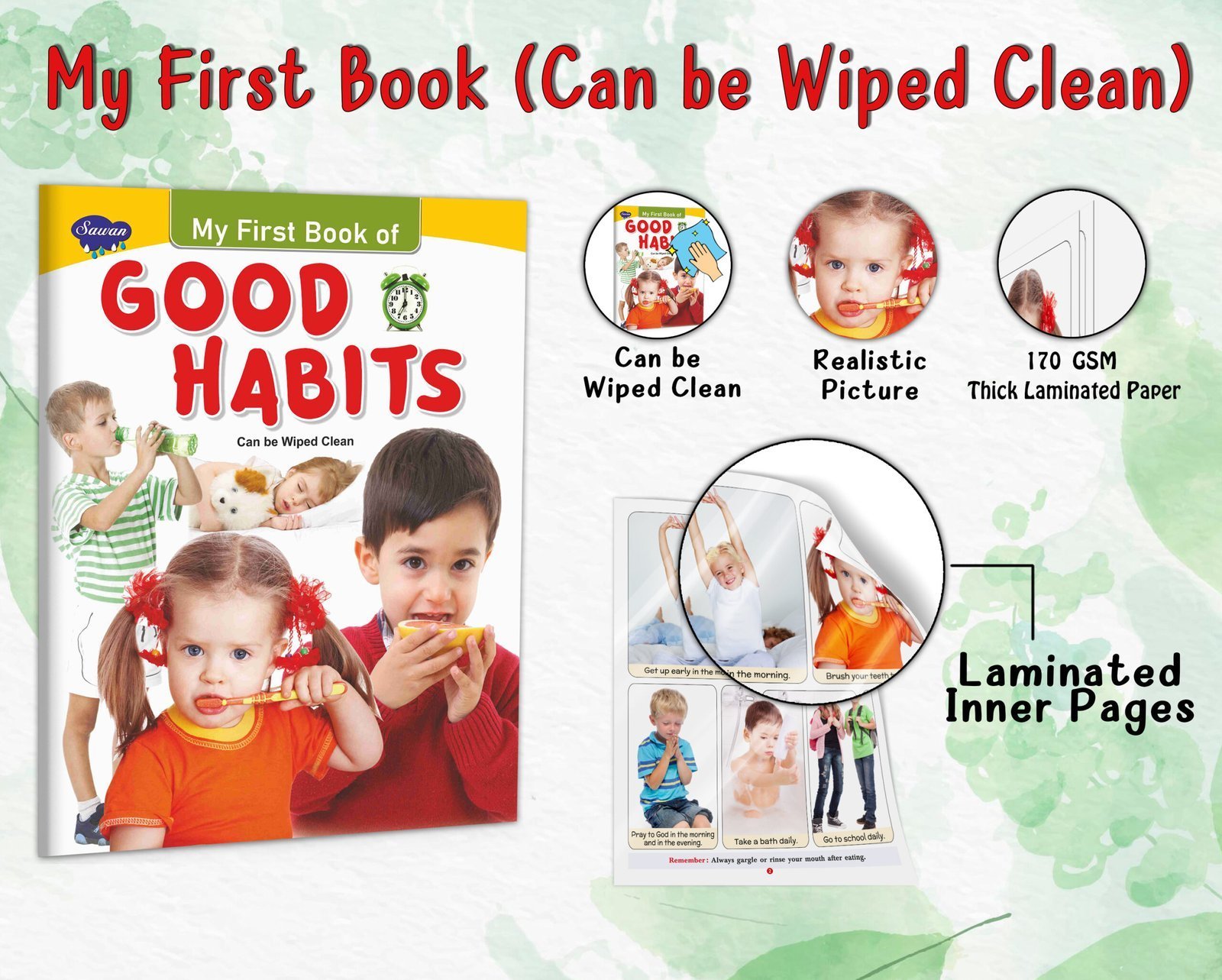 My First Book of Good Habits | My First Book (Can be Wiped Clean) - Image 4
