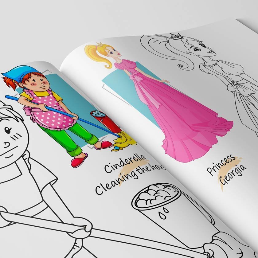 Colouring Book of Princesses | Colouring Books For Children | Kids Colouring Book - Image 10
