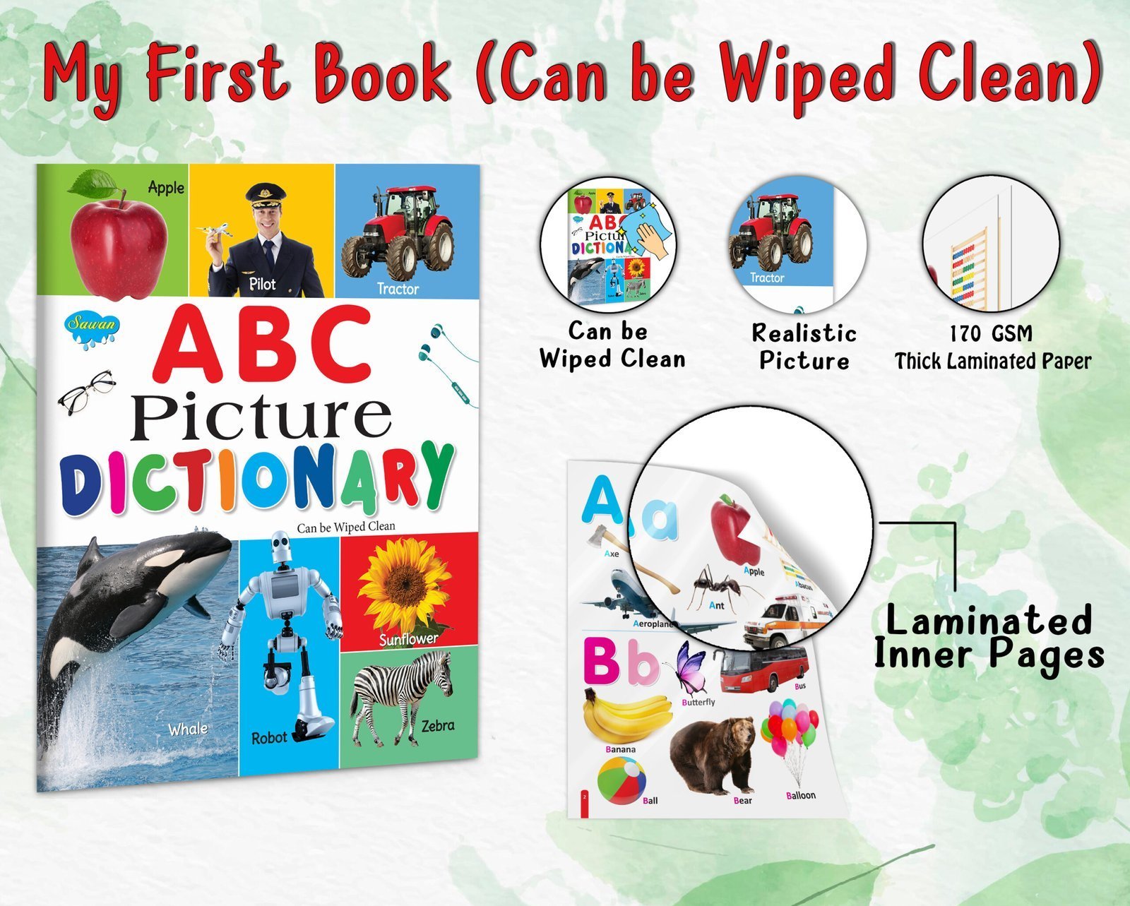 ABC Picture Dictionary | My First Book (Can be Wiped clean) - Image 4
