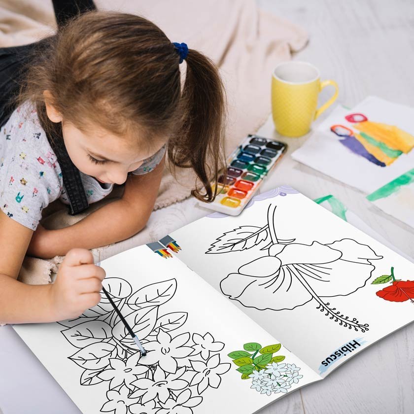Flowers Colouring Book | Colouring Books For Children | Kids Colouring Book - Image 11