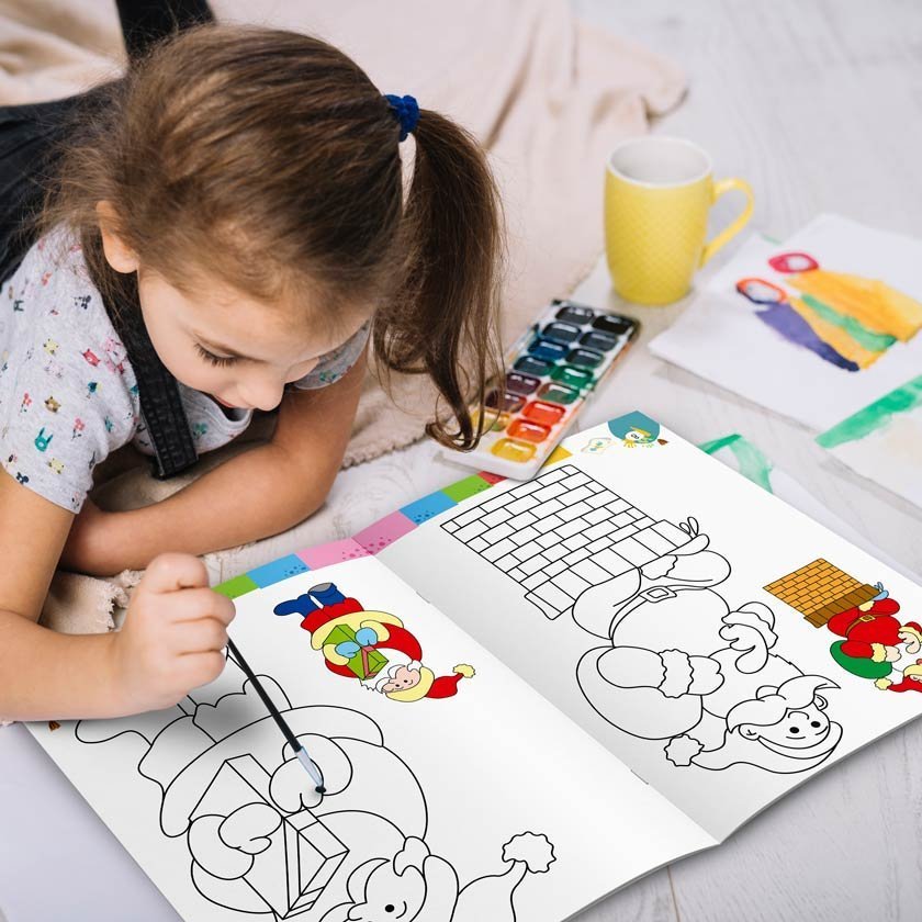 Colouring Book of Santa Claus | Colouring Books For Children | Kids Colouring Book - Image 5