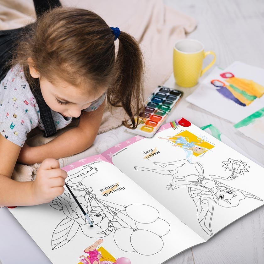 Colouring Book of Fairies | Colouring Books For Children | Kids Colouring Book - Image 6