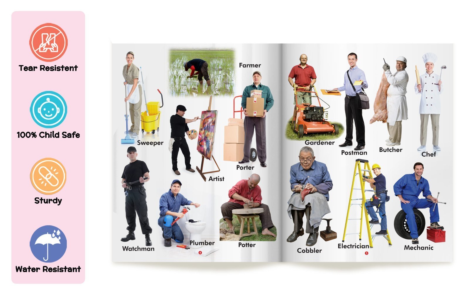 My First Book of Our Helpers | My First Book (Can be Wiped Clean) - Image 3