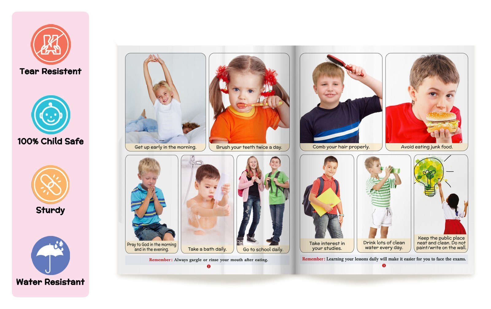 My First Book of Good Habits | My First Book (Can be Wiped Clean) - Image 3