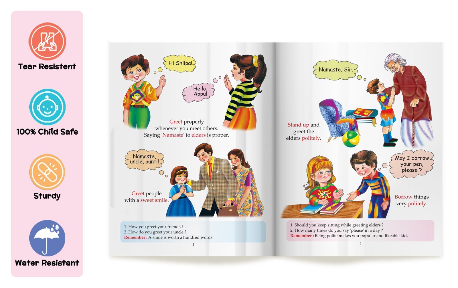 My First Book of Good Manners | My First Book (Can be Wiped Clean) - Image 3
