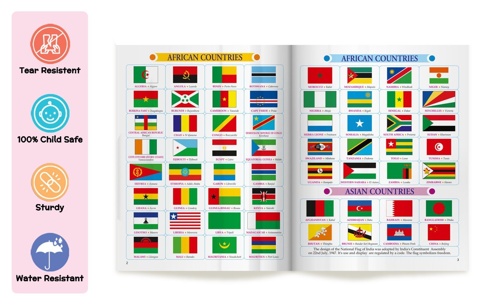 My First Book of Flags of the Nations | My First Book (Can be Wiped Clean) - Image 3