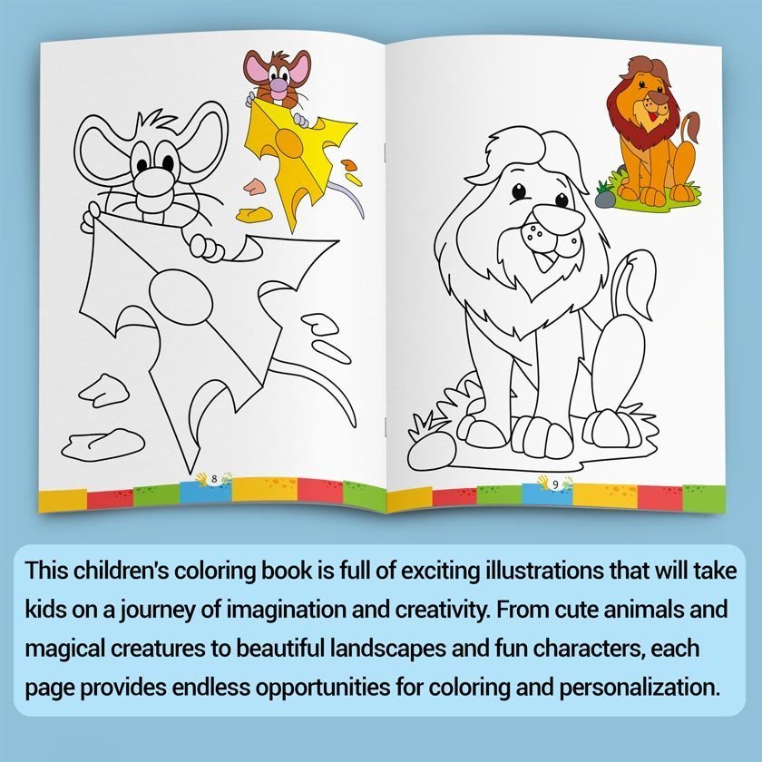 Colouring Book of Animals | Colouring Books For Children | Kids Colouring Book - Image 4