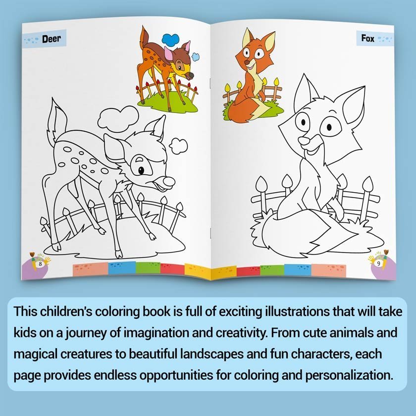 Colouring Book of Zoo | Colouring Books For Children | Kids Colouring Book - Image 8