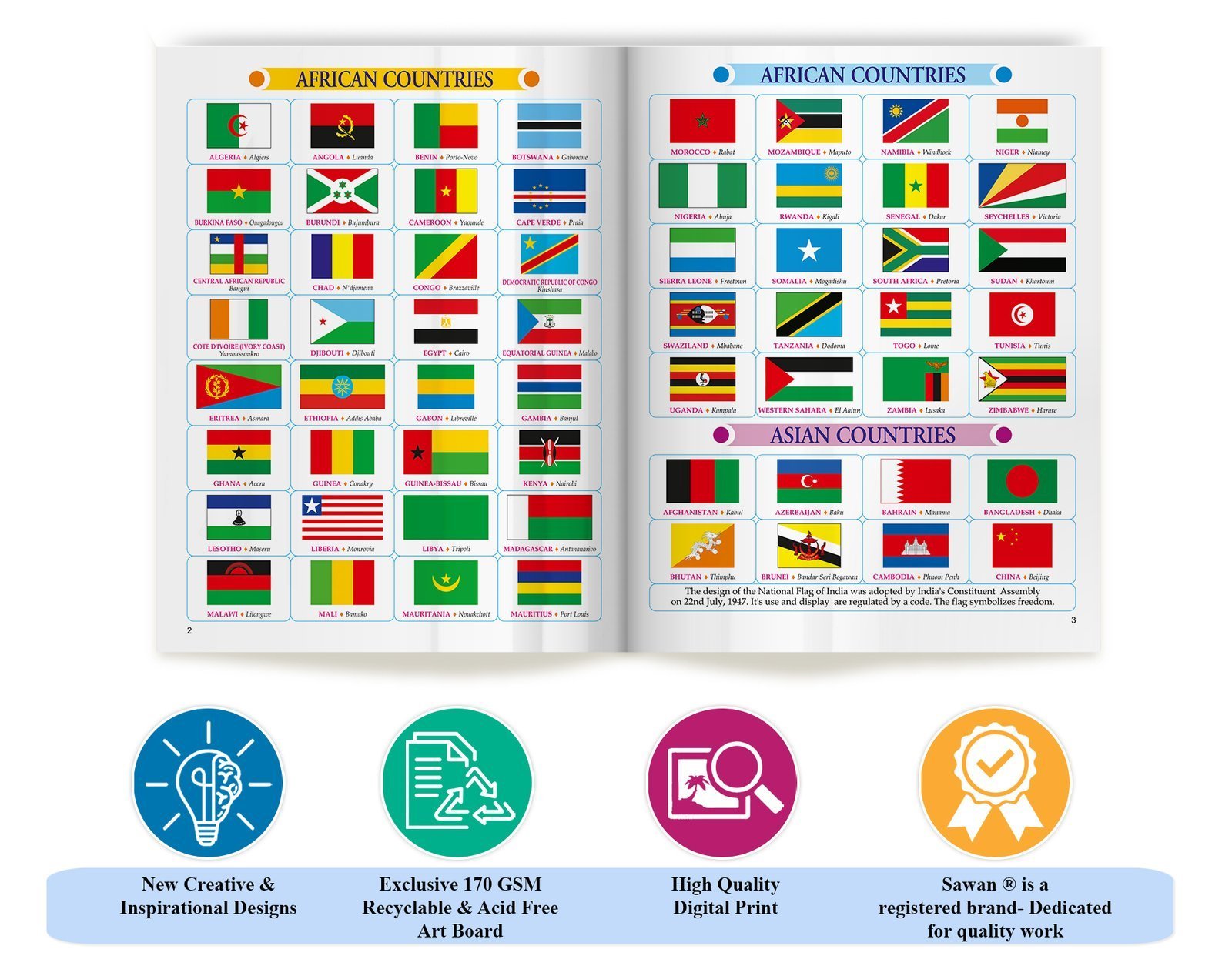My First Book of Flags of the Nations | My First Book (Can be Wiped Clean) - Image 7