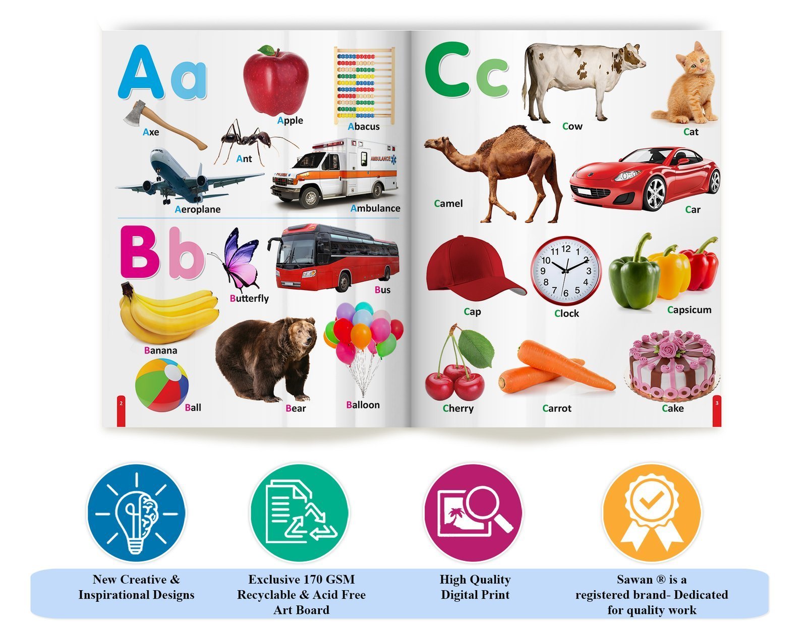 ABC Picture Dictionary | My First Book (Can be Wiped clean) - Image 7