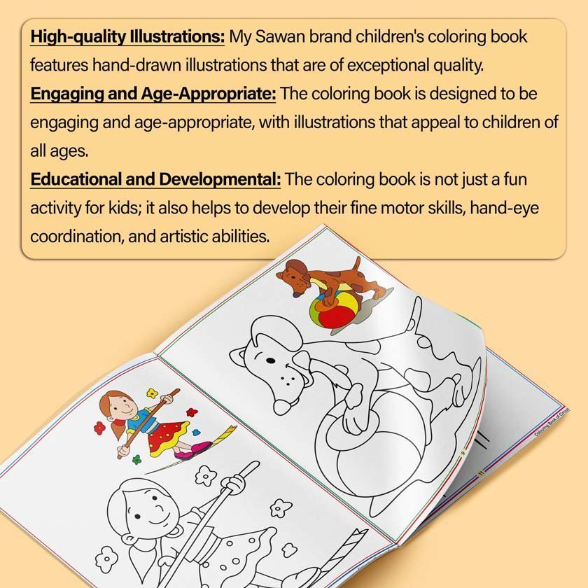 Colouring Book of Circus | Colouring Books For Children | Kids Colouring Book - Image 3