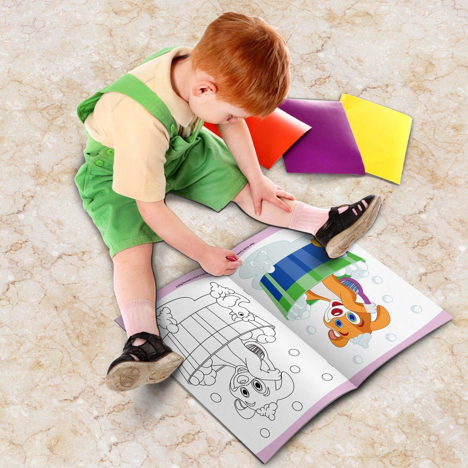 Super Jumbo Cartoon Colouring Book-2 | Super Jumbo Colouring Book - Image 6