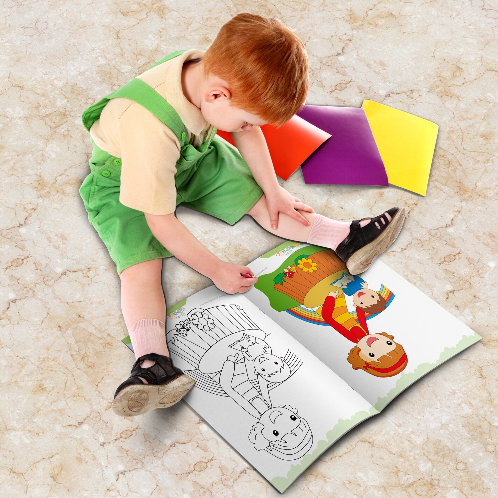 Super Jumbo Cartoon Colouring Book-4 | Super Jumbo Colouring Book - Image 6