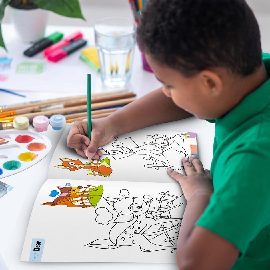 Colouring Book of Zoo | Colouring Books For Children | Kids Colouring Book - Image 6