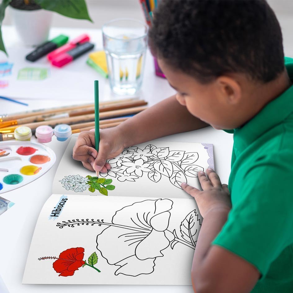 Flowers Colouring Book | Colouring Books For Children | Kids Colouring Book - Image 7