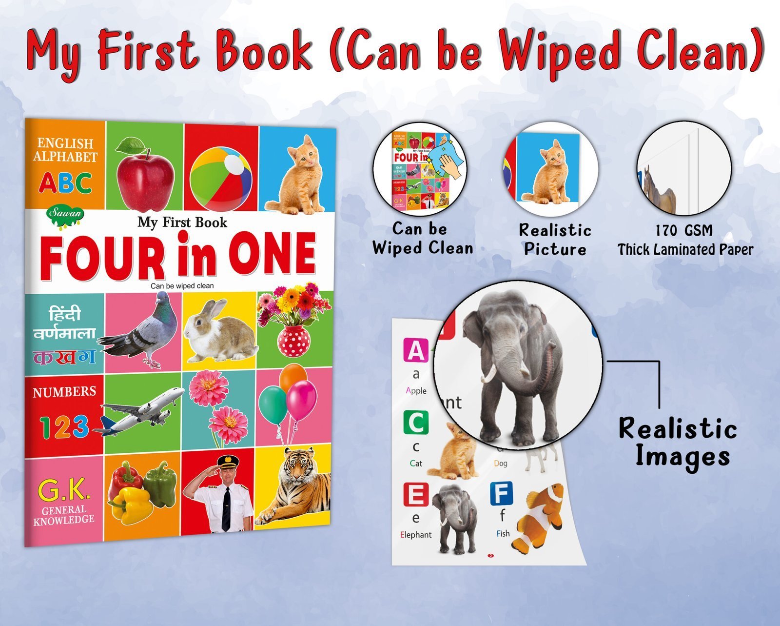 My First Book of Four in One | My First Book (Can be Wiped Clean) - Image 5
