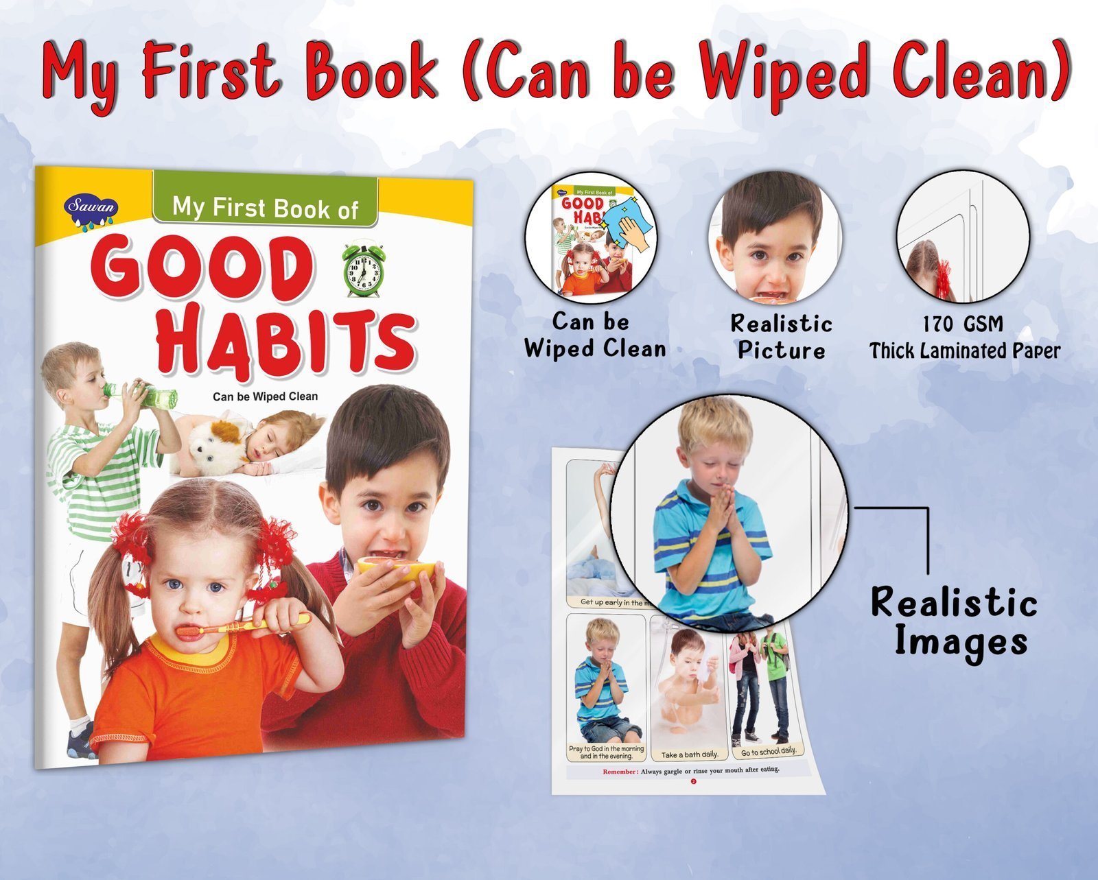 My First Book of Good Habits | My First Book (Can be Wiped Clean) - Image 5