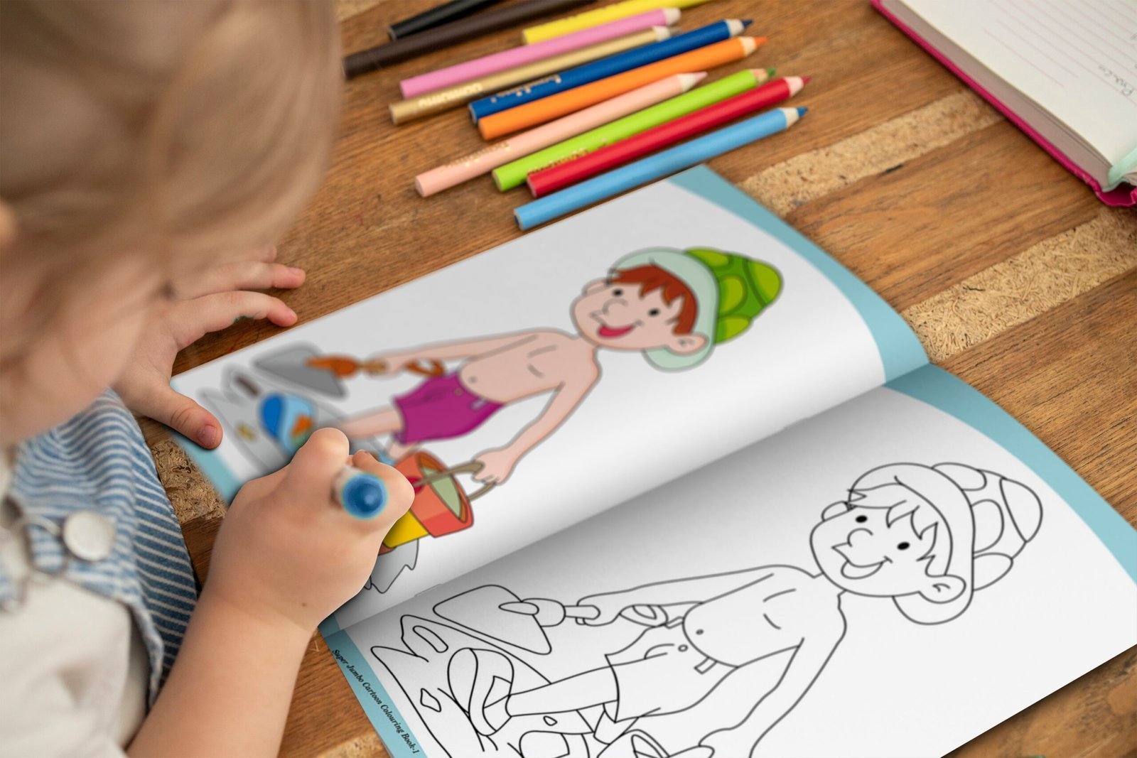 Super Jumbo Cartoon Colouring Book-1 | Super Jumbo Colouring Book - Image 5