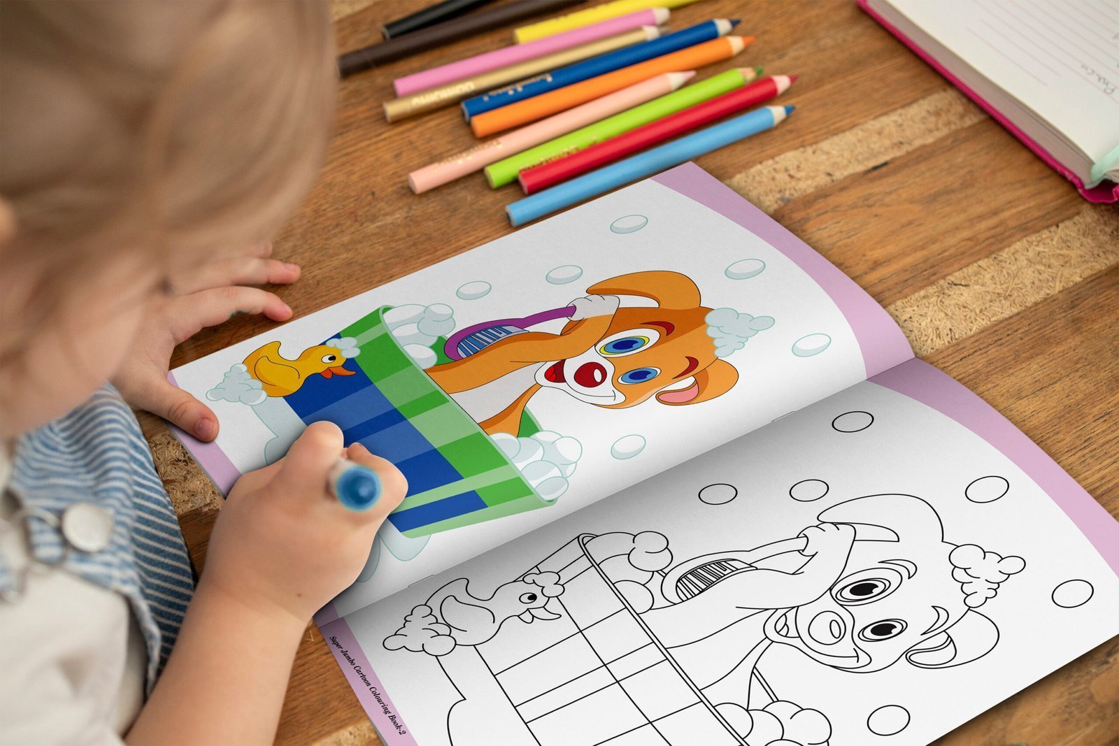 Super Jumbo Cartoon Colouring Book-2 | Super Jumbo Colouring Book - Image 5