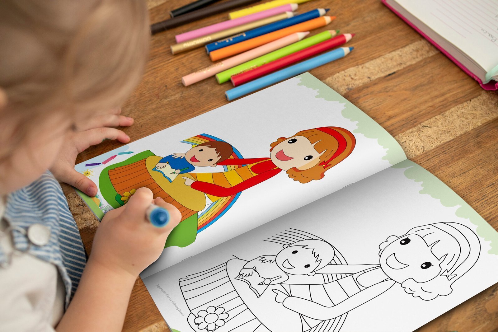 Super Jumbo Cartoon Colouring Book-4 | Super Jumbo Colouring Book - Image 5