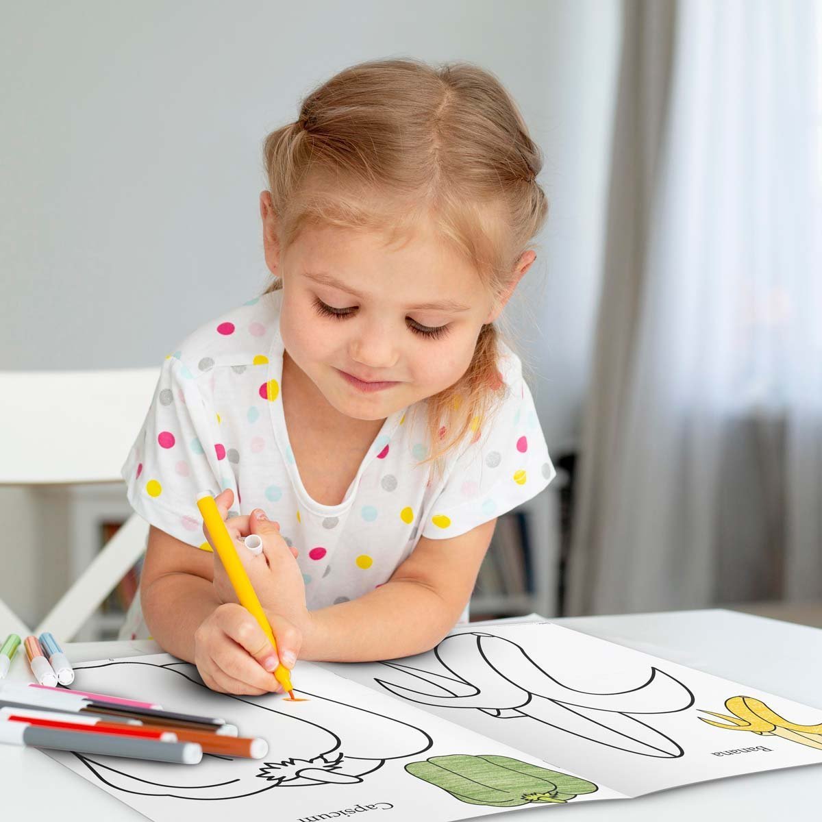 Fruits & Vegetables | '0' Level Colouring Books | Kids Colouring Books - Image 11