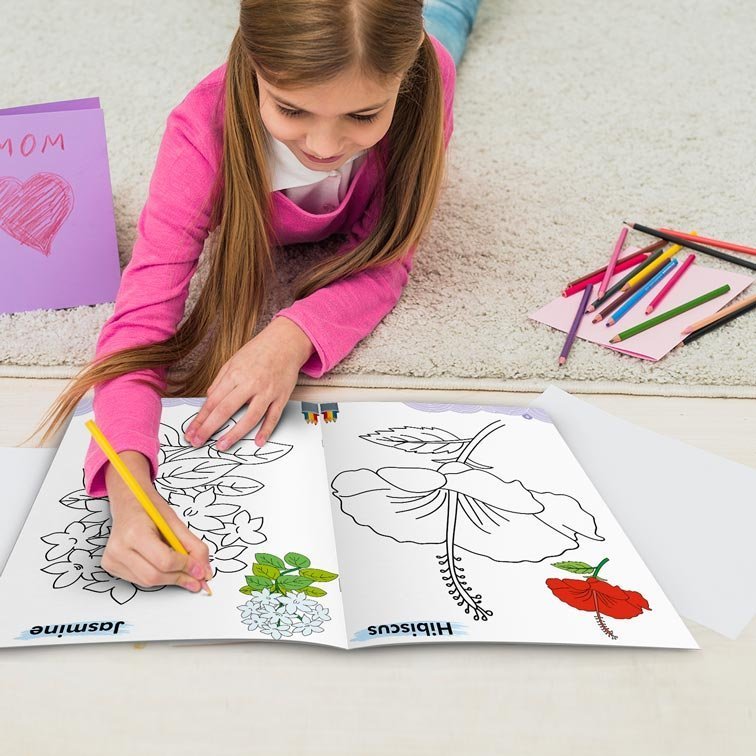 Flowers Colouring Book | Colouring Books For Children | Kids Colouring Book - Image 5