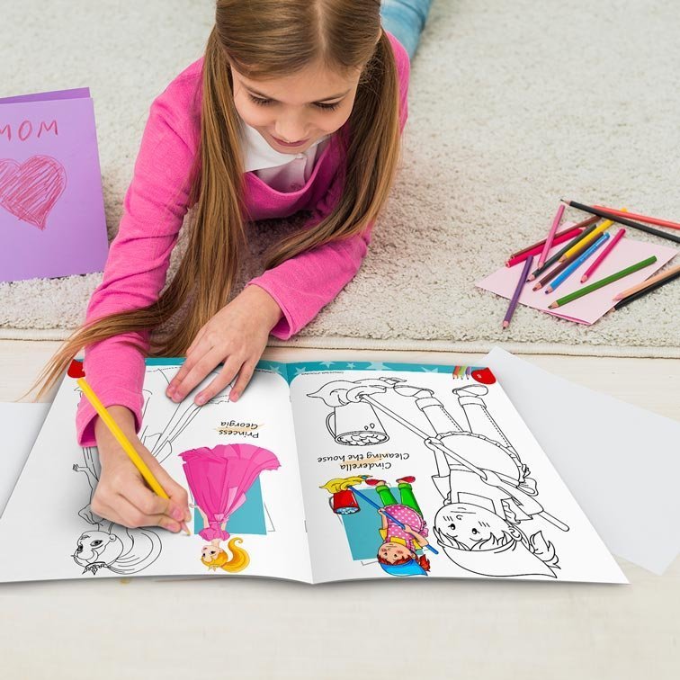 Colouring Book of Princesses | Colouring Books For Children | Kids Colouring Book - Image 5