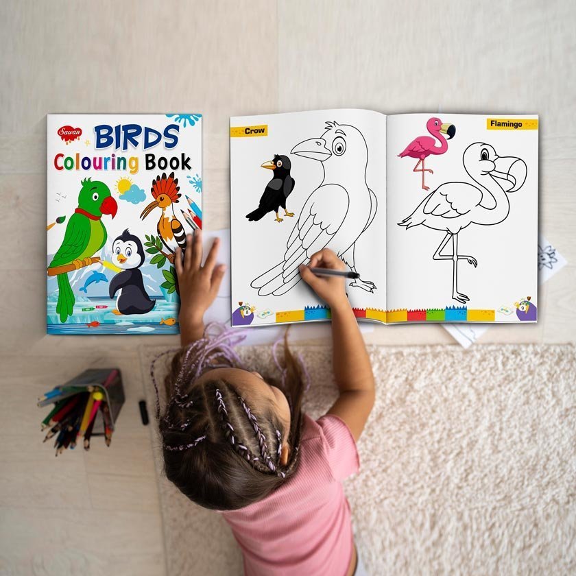 Birds Colouring Book | Colouring Books For Children | Kids Colouring Book - Image 4