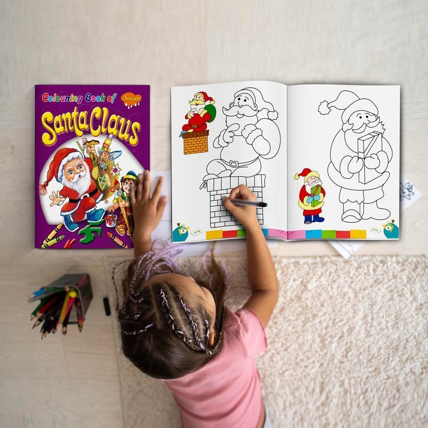Colouring Book of Santa Claus | Colouring Books For Children | Kids Colouring Book - Image 8