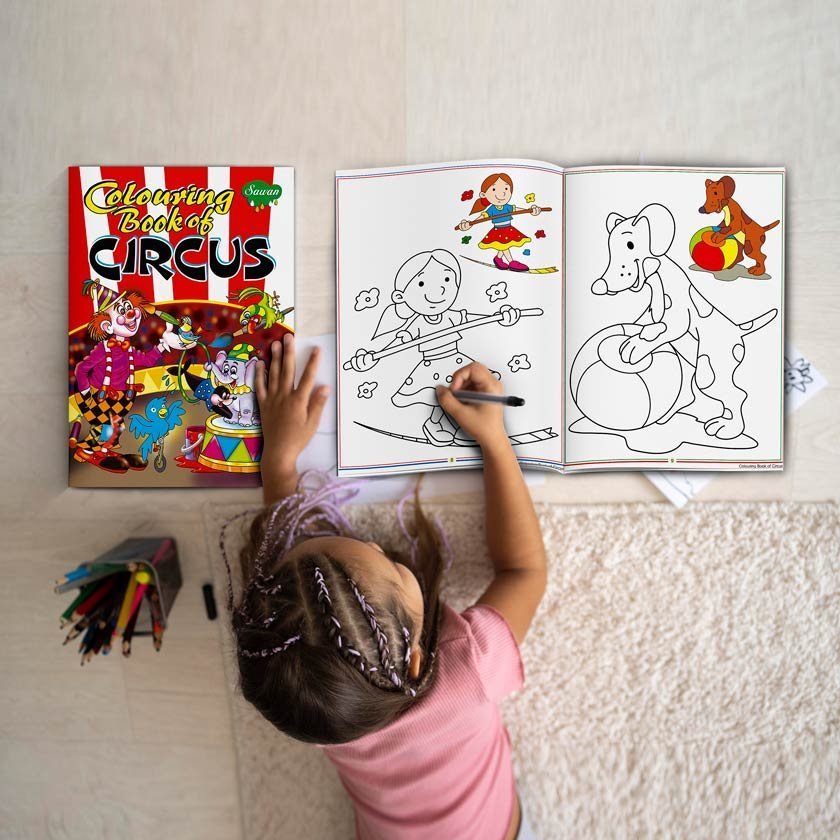 Colouring Book of Circus | Colouring Books For Children | Kids Colouring Book - Image 9