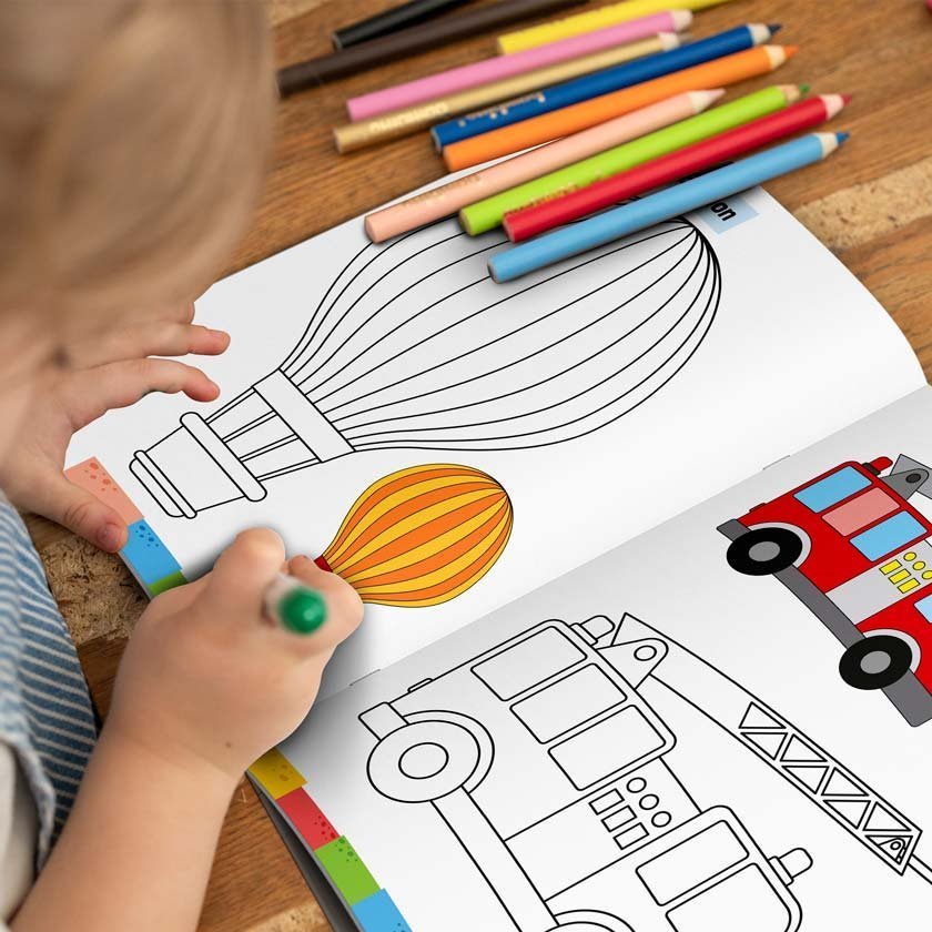 Vehicles Colouring Book | Colouring Books For children | Kids Colouring Book - Image 11