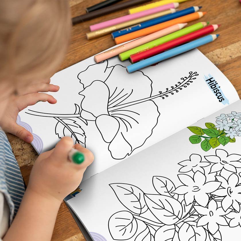 Flowers Colouring Book | Colouring Books For Children | Kids Colouring Book - Image 3