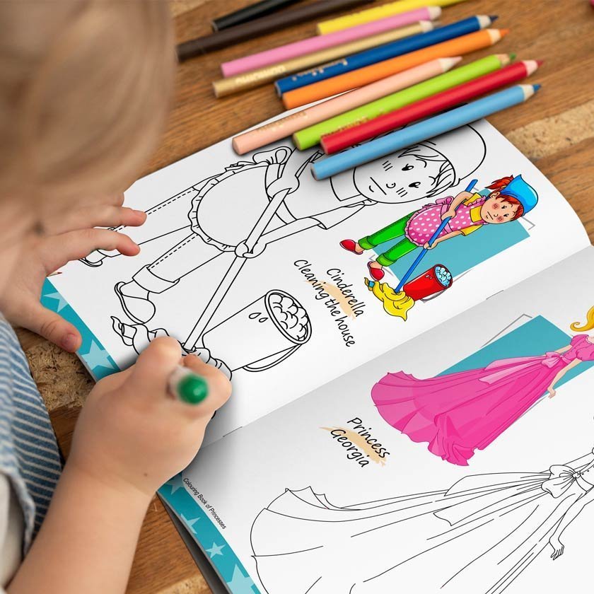 Colouring Book of Princesses | Colouring Books For Children | Kids Colouring Book - Image 3