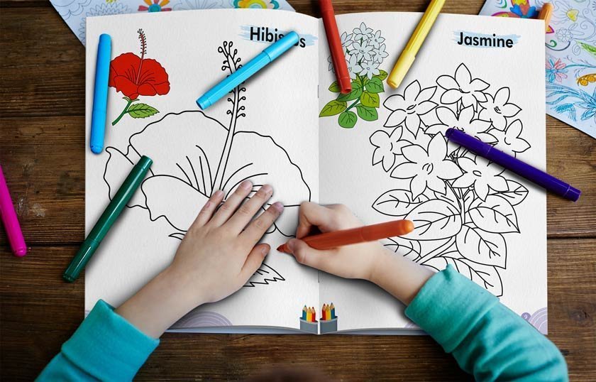 Flowers Colouring Book | Colouring Books For Children | Kids Colouring Book - Image 12