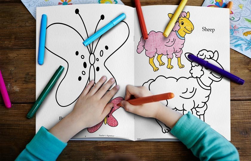 Animals | '0' Level Colouring Books | Kids Colouring Books - Image 11
