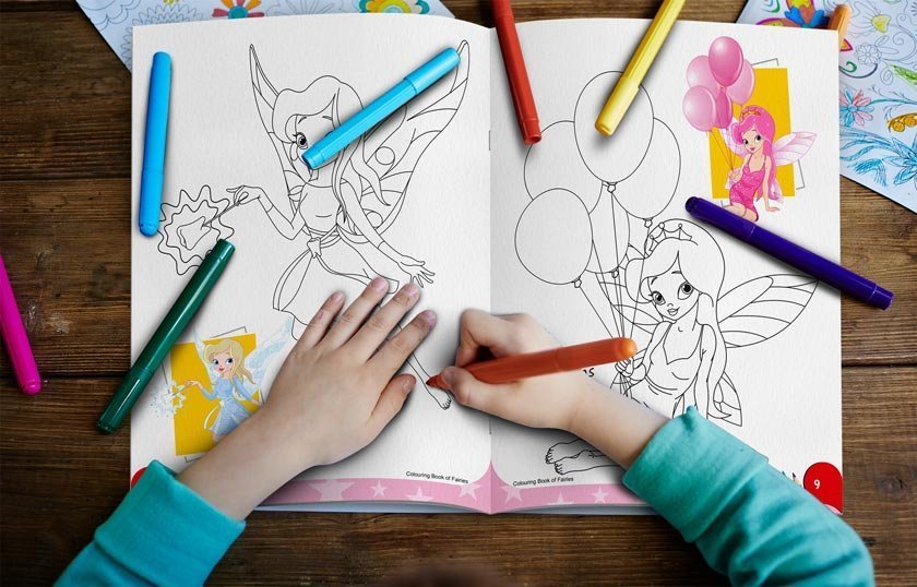 Colouring Book of Fairies | Colouring Books For Children | Kids Colouring Book - Image 7