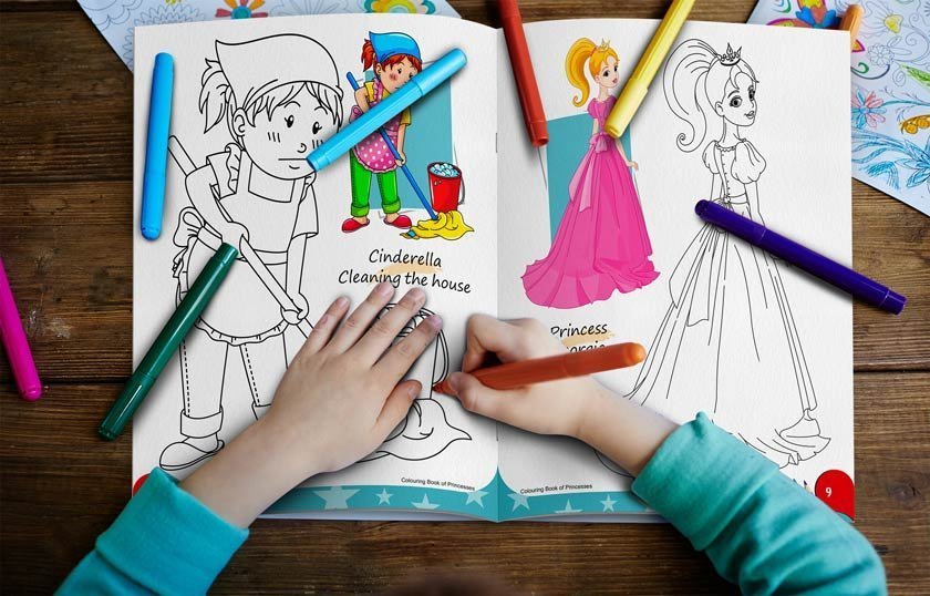 Colouring Book of Princesses | Colouring Books For Children | Kids Colouring Book - Image 12