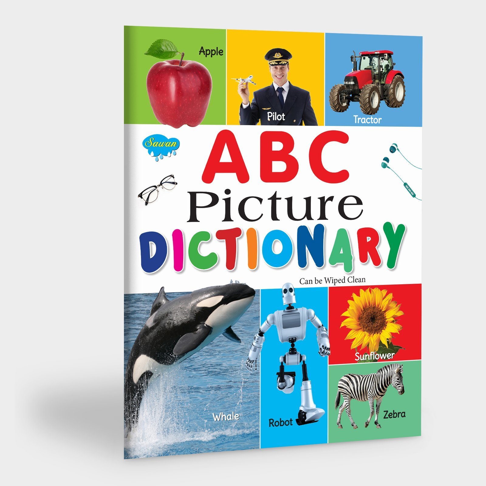 ABC Picture Dictionary | My First Book (Can be Wiped clean)