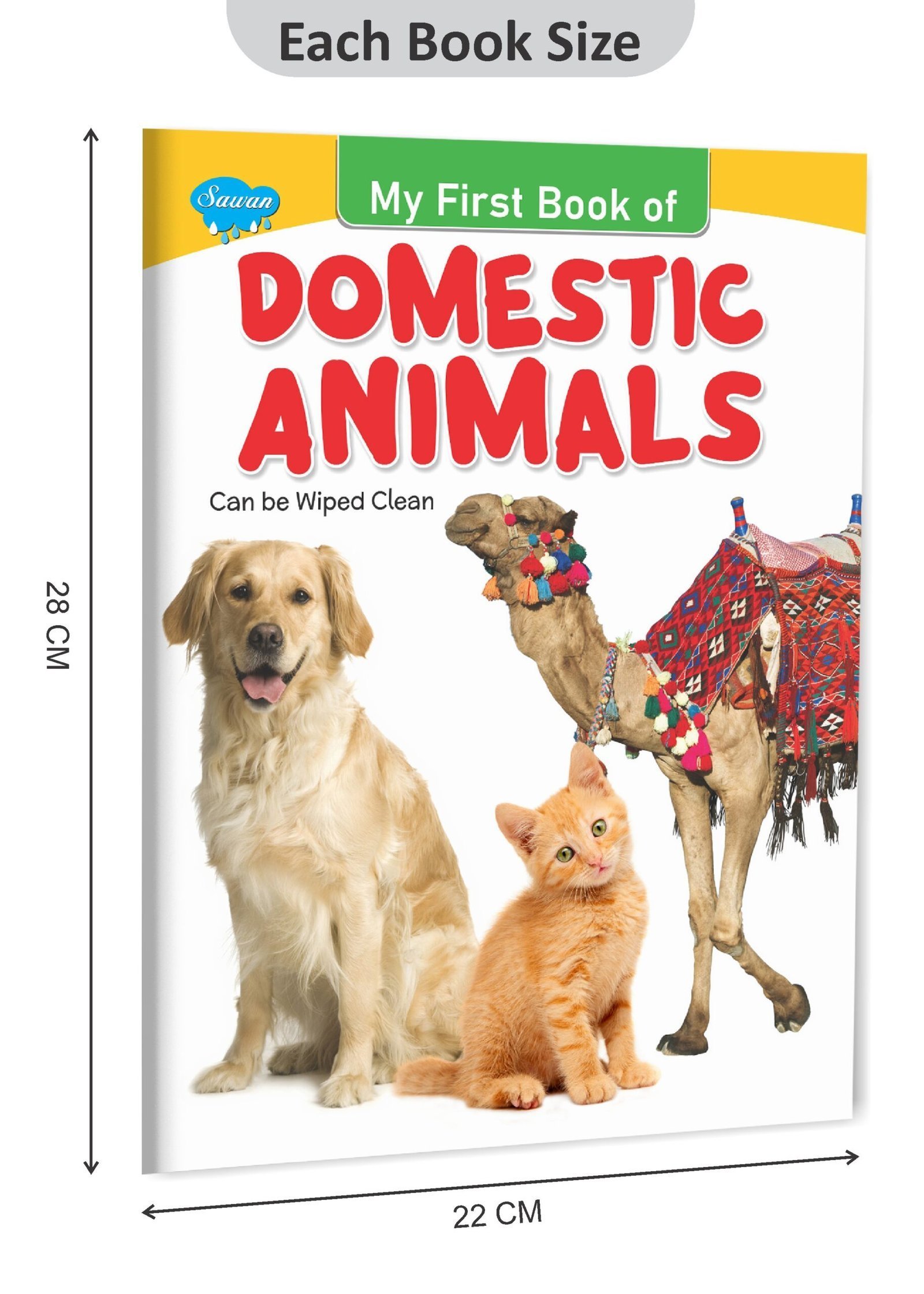 My First Book of Domestic Animals | My First Book (Can be Wiped Clean) - Image 2